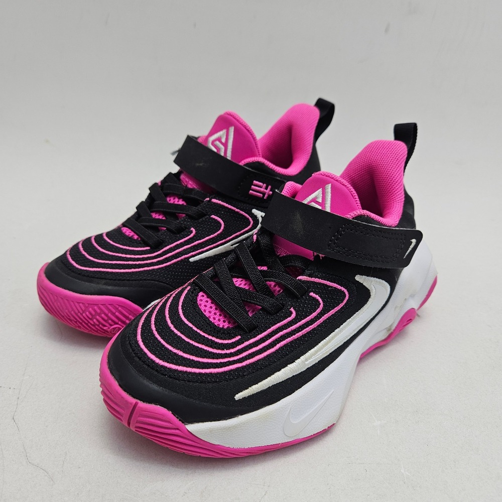 Nike Giannis Immortality 3 Kid 11C Black Pink Basketball Shoe FZ6733-004 Sneaker